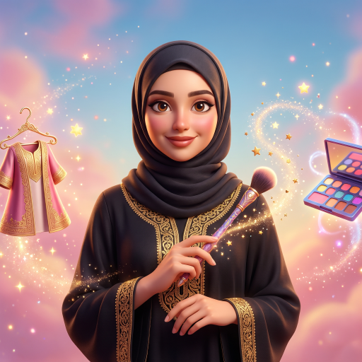 لعبة تلبيس عبايات محجبات | العاب أزياء ومكياج بنات 